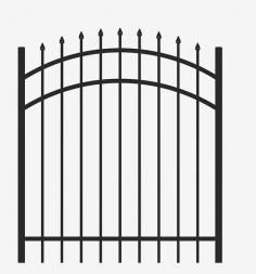 Black Home Commercial Aluminum Gates（https://www.aluminumdelta.com/product/gates/aluminum-gates.html）
Gates come fully assembled. All welded frame allows for strength and durability while not compromising the look. Coated with a maintenance free powder coated finish.

In addition to the standard walk gates you can design your walk gate with rings, finials, and scrolled to accent your entrance. Custom width or height gates are available.