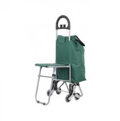 https://www.rs-outdoor.com/product/shopping-trolley-bag/
Easy to use and suitable for young and old, this shopping trolley cart shelf with stool is a convenient way to shop for groceries and travel.
The gear handle allows items to be hung for easier storage.
The back seat can be unfolded or folded at the touch of a button, making it quick and easy to manoeuvre and put down for a rest at any time.
The seat is wide and firmly supported underneath, so that the average adult yearly weight can be tolerated.